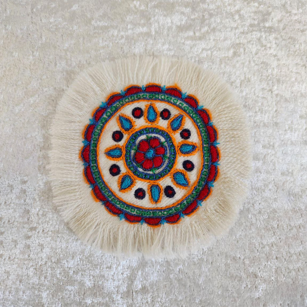 Embroidery mandala