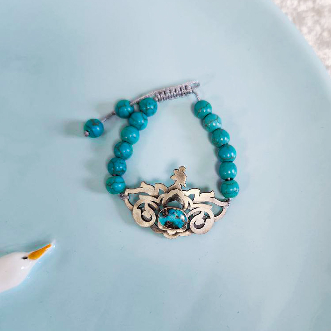 Fantasy Bird Bracelet (Turquoise)