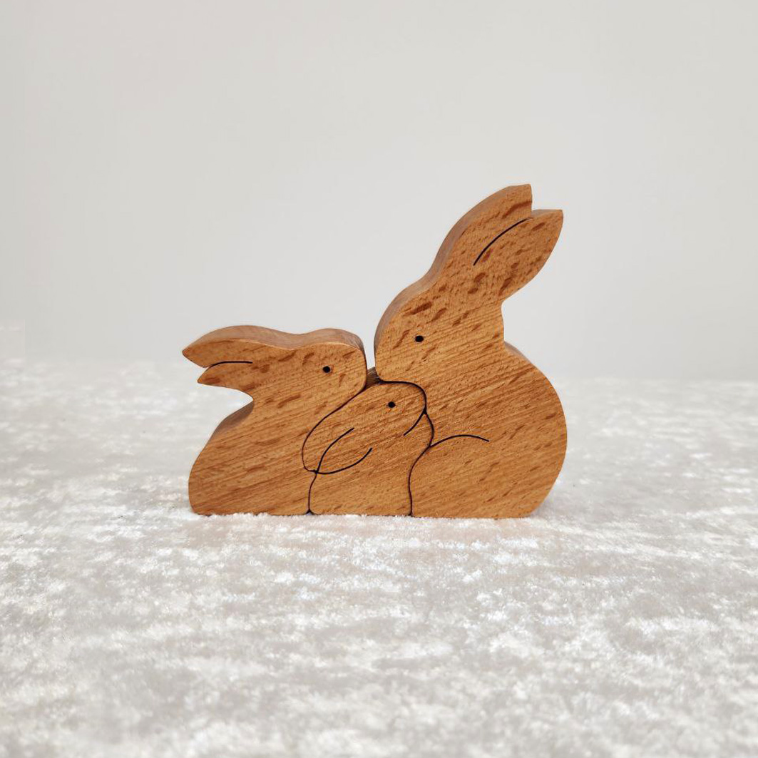 Wooden Decorative (rabbits)