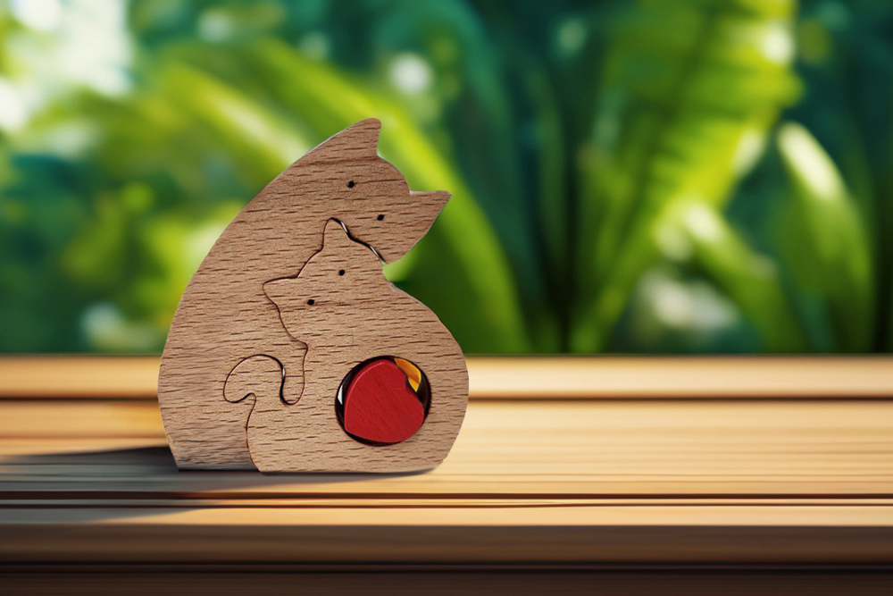 Wooden Handmade songbird